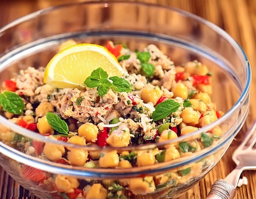 Mediterranean Chickpea Tuna Salad Recipe 3