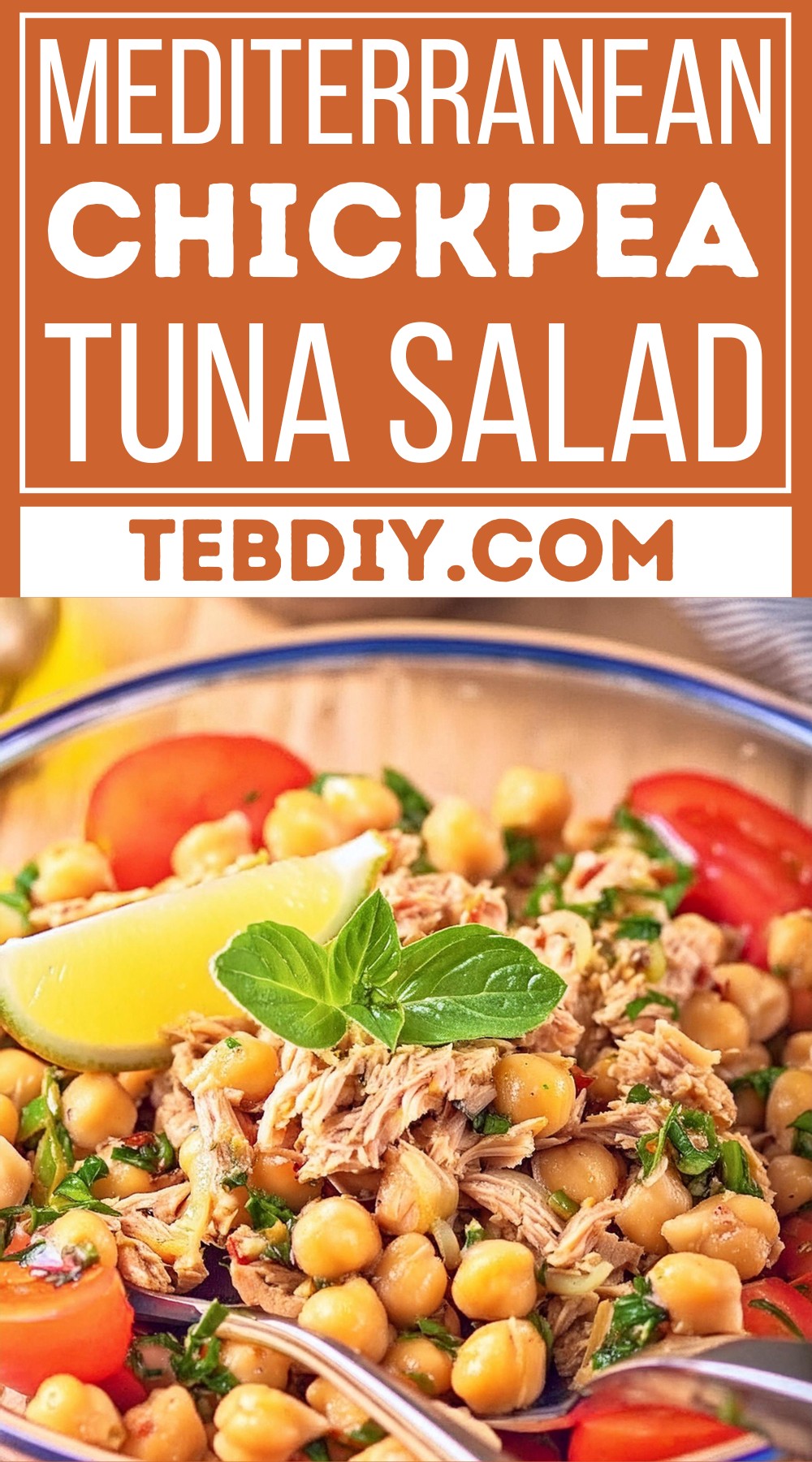 Mediterranean Chickpea Tuna Salad Recipe