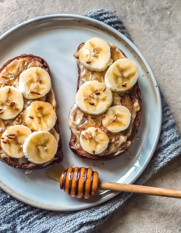 Healthy Peanut Butter Banana Honey Toast Recipe For Breakfast Teb DIY