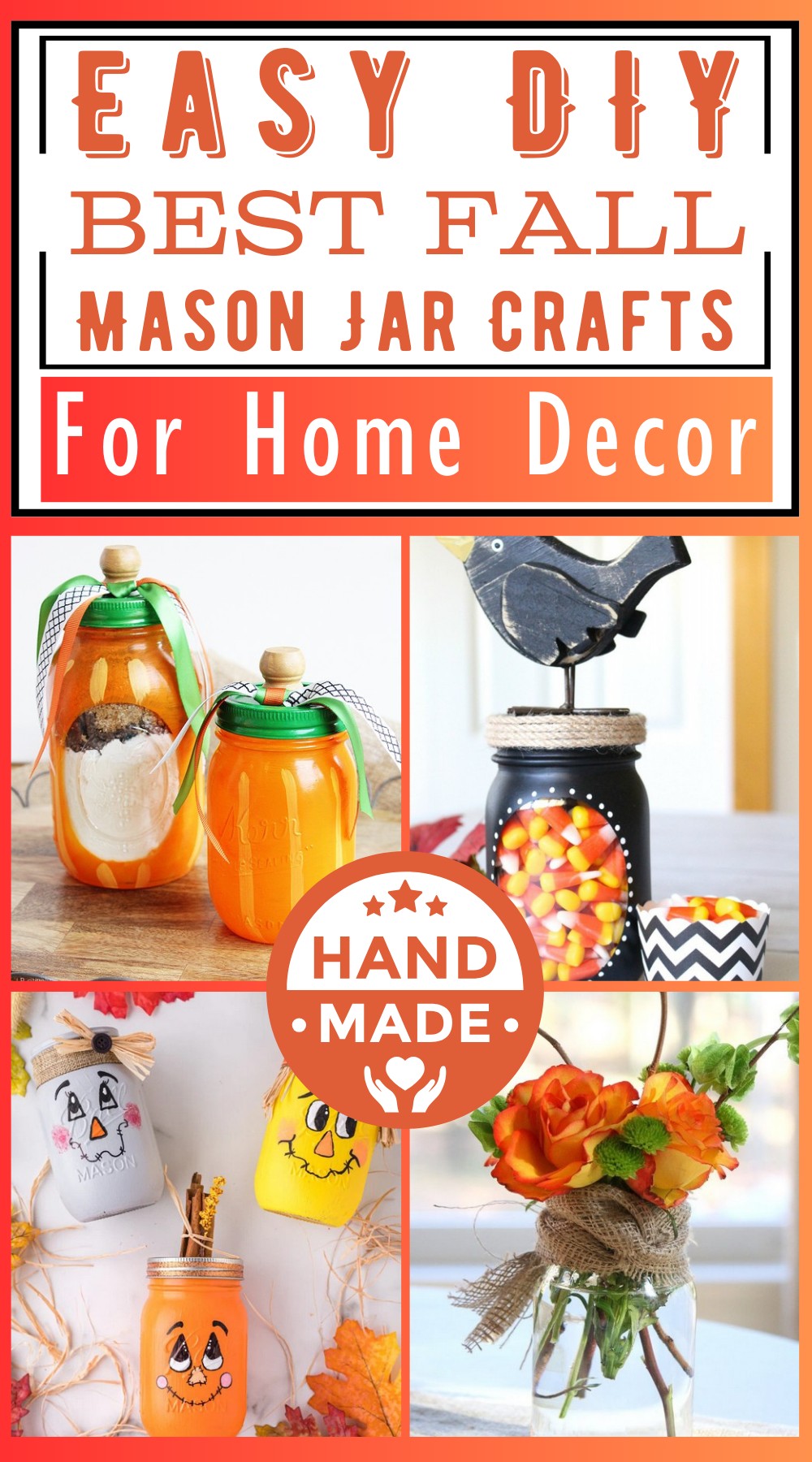 Best Fall Mason Jar Crafts For Home Decor