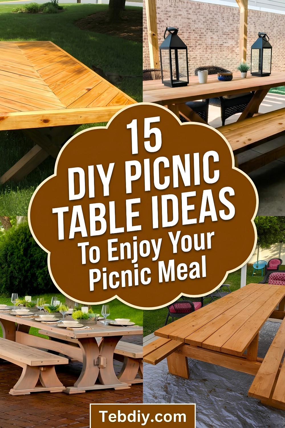 15 DIY Picnic Table Ideas To Enjoy Your Picnic Meal
