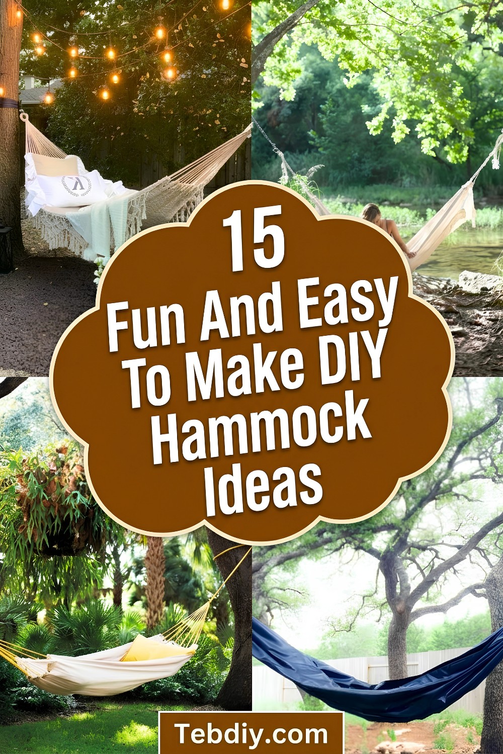 15 Fun And Easy To Make DIY Hammock Ideas
