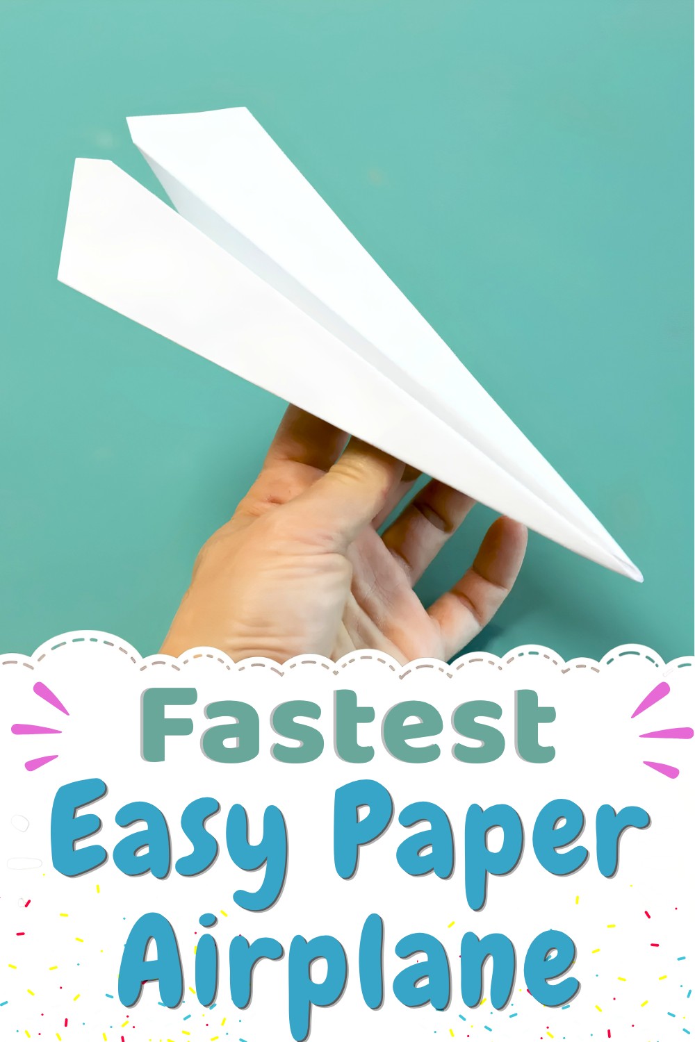 How To Make The Fastest Paper Airplane