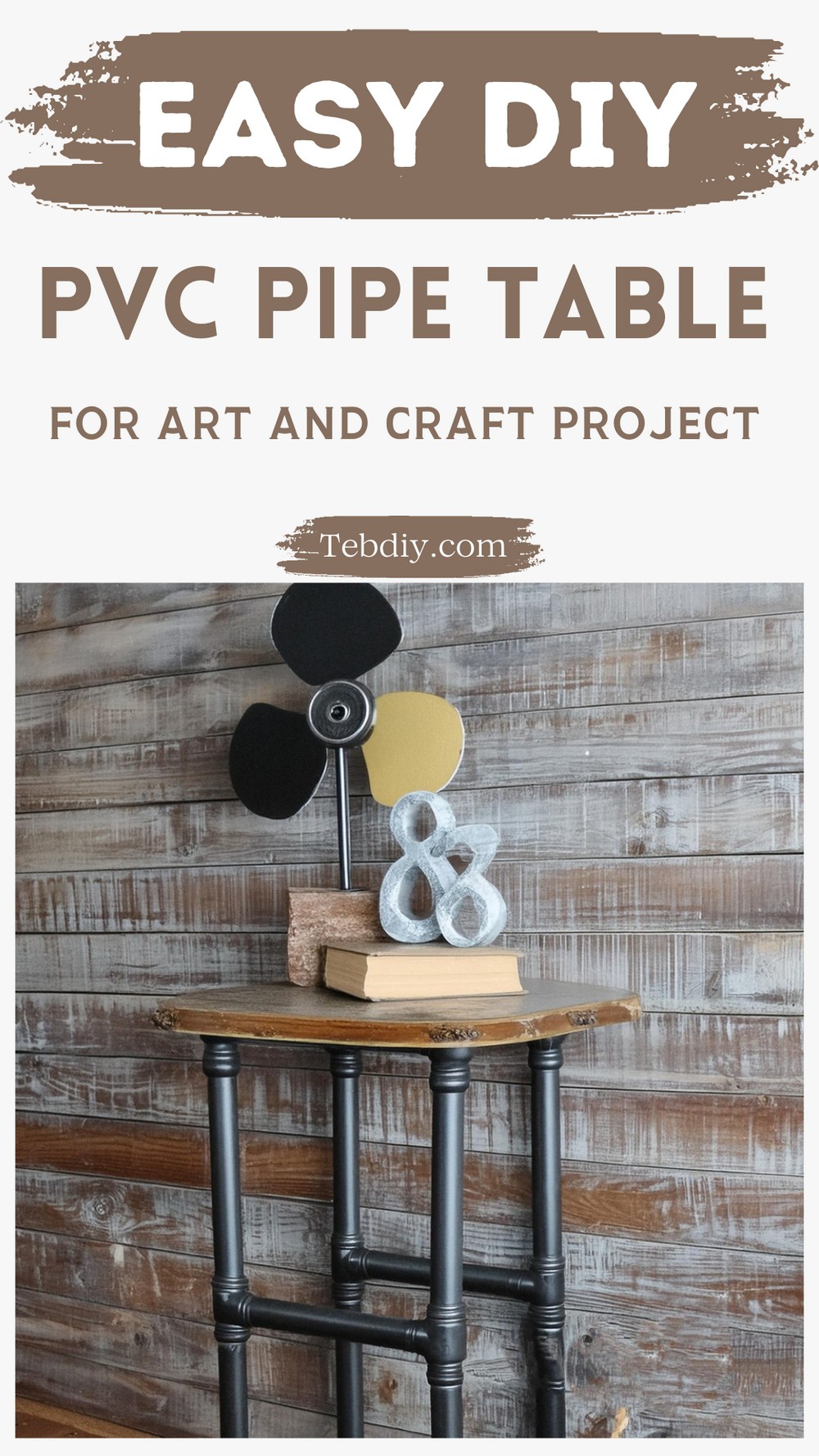 DIY PVC Pipe Table For Art And Craft Project 1