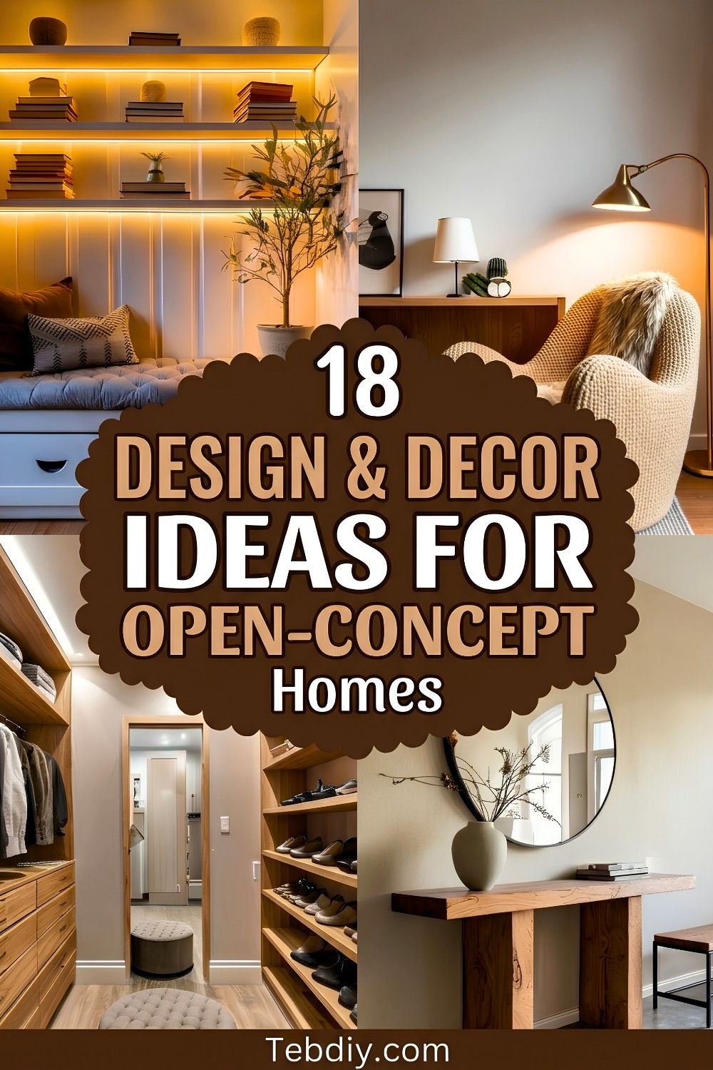 18 Design & Decor Ideas For Open-Concept Homes
