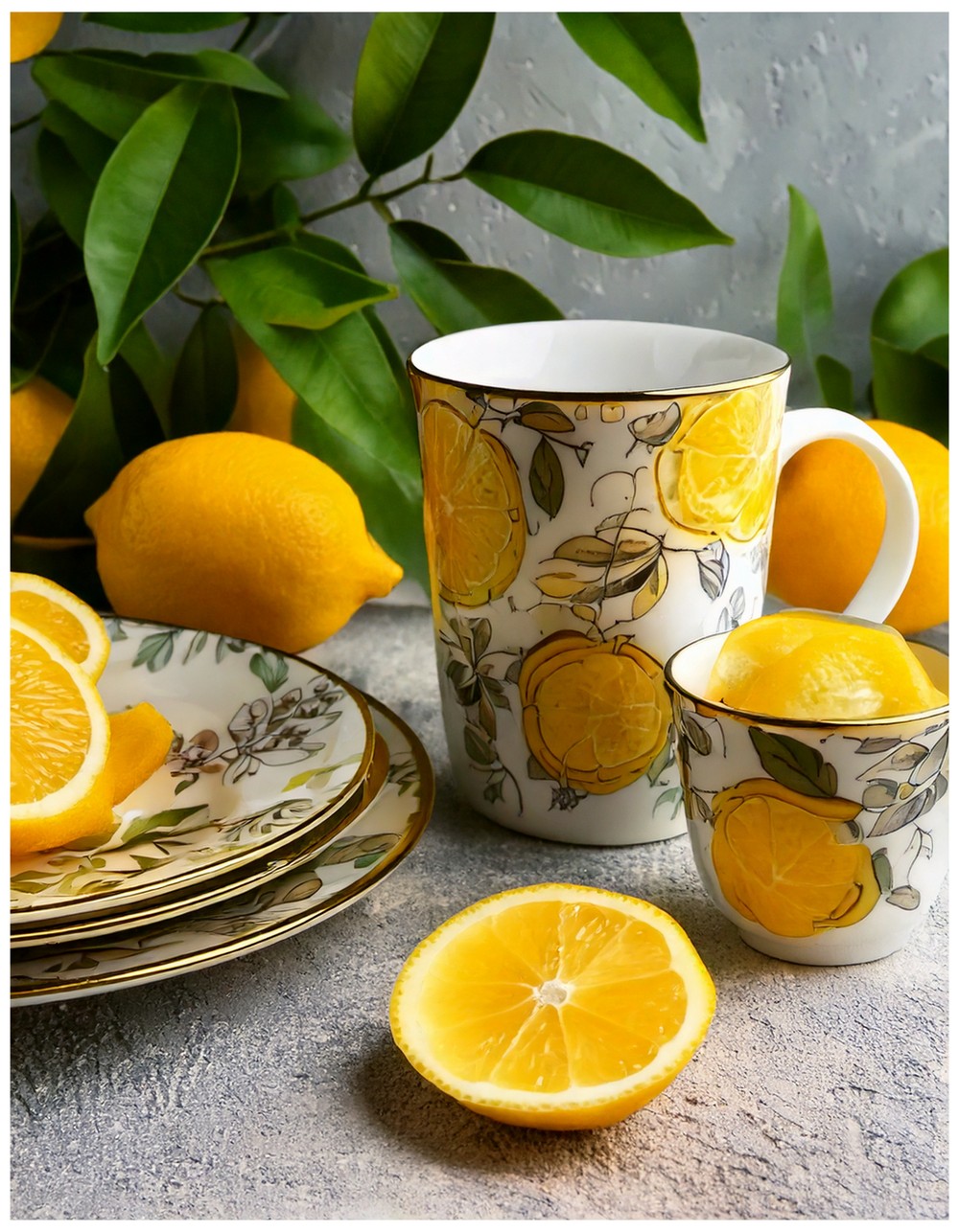 Lemon Dinnerware Set