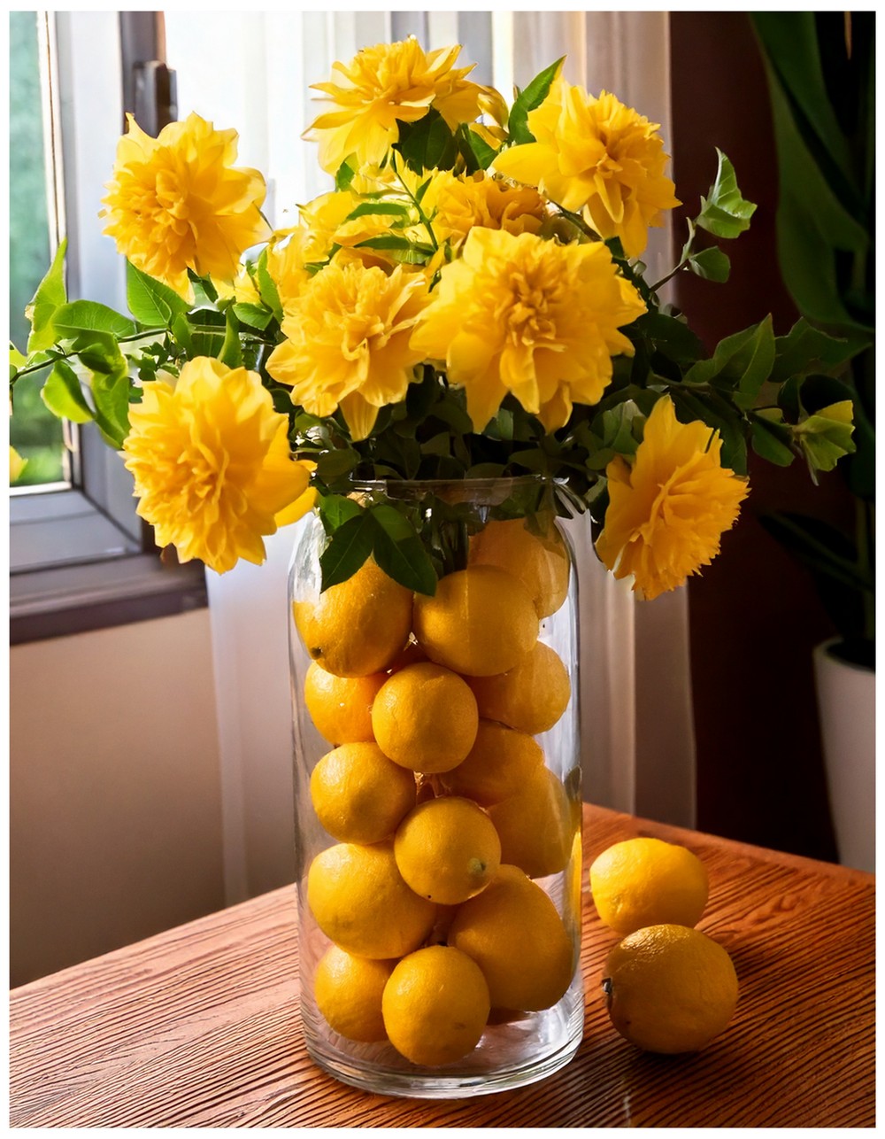 Lemon Flower Vase