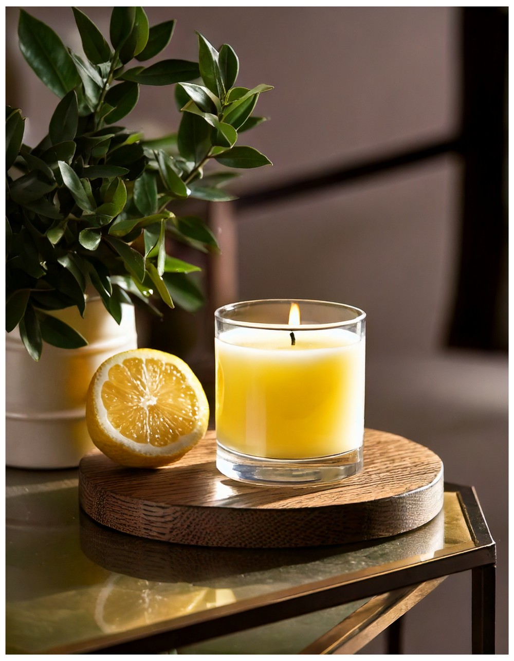 Lemon Scented Candle