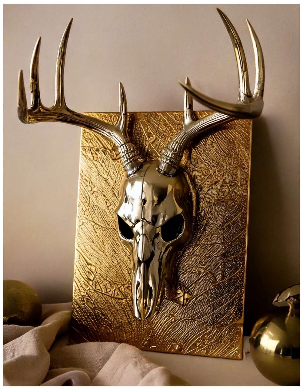 Metallic Modern Painted Skull Designs
