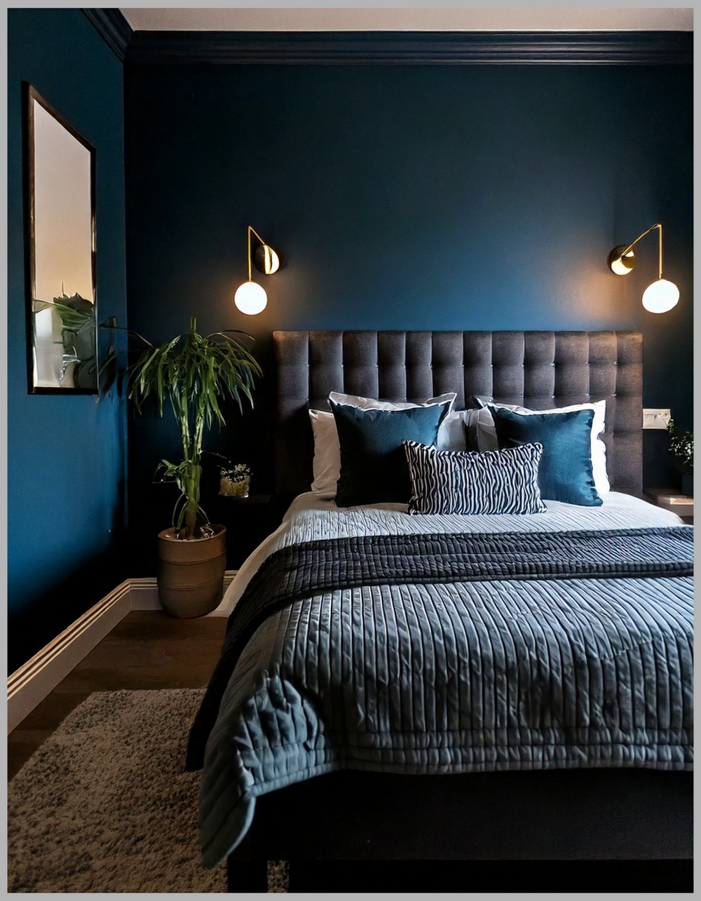 Moody & Masculine Bedroom Retreat