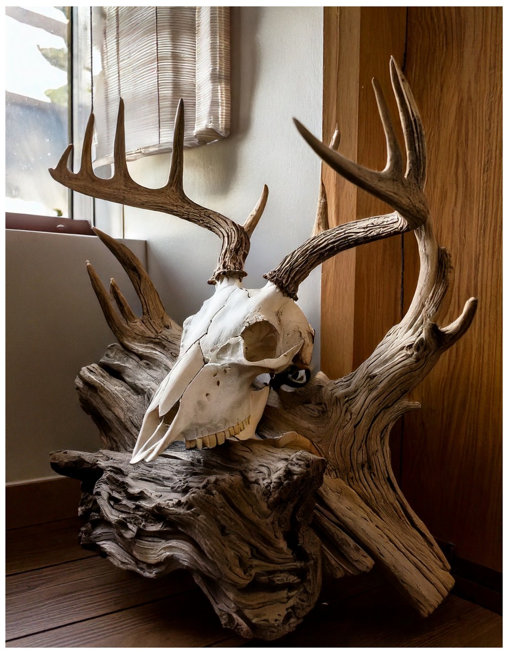 Natural Accents Displaying on Driftwood