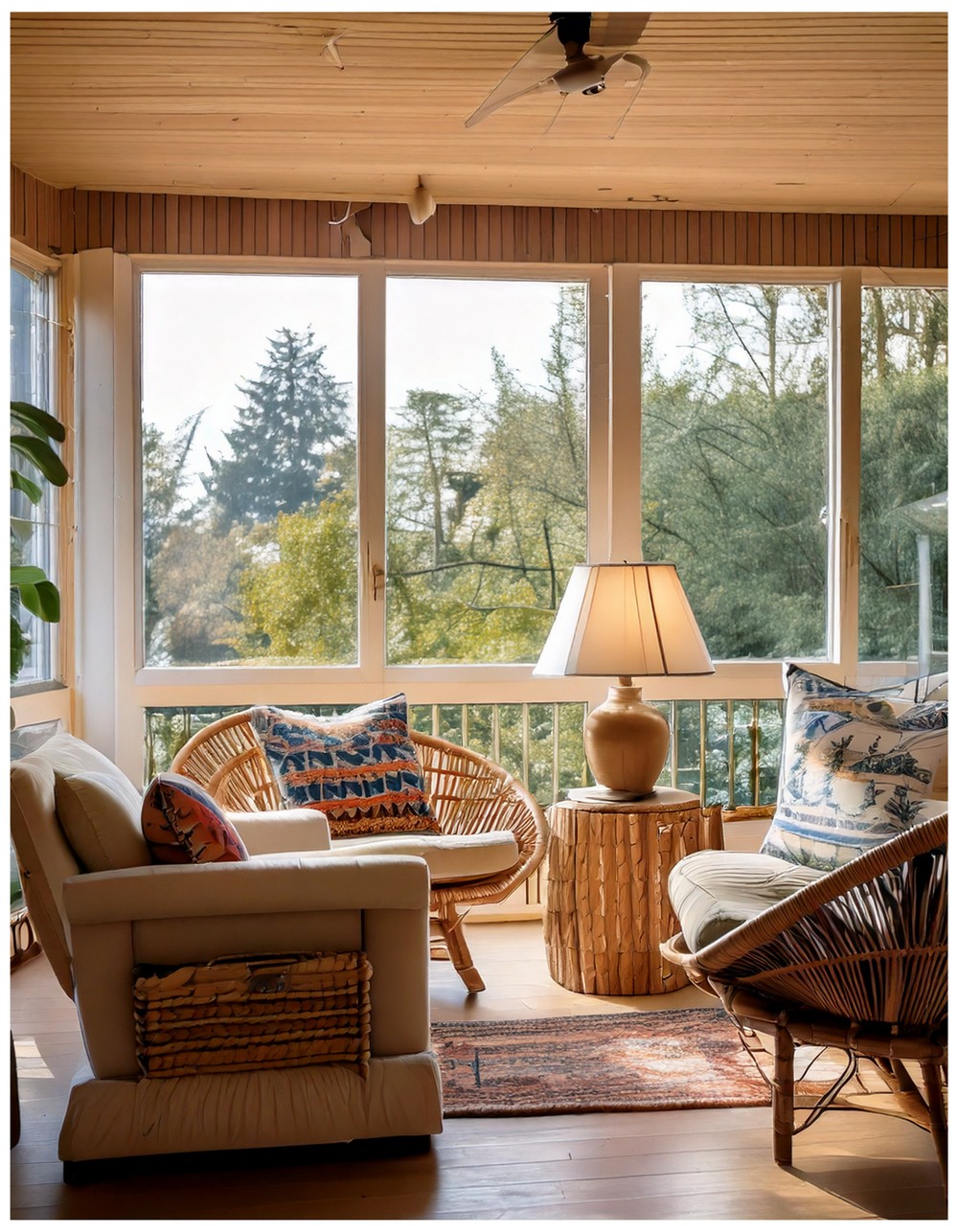 Patterned Sunroom