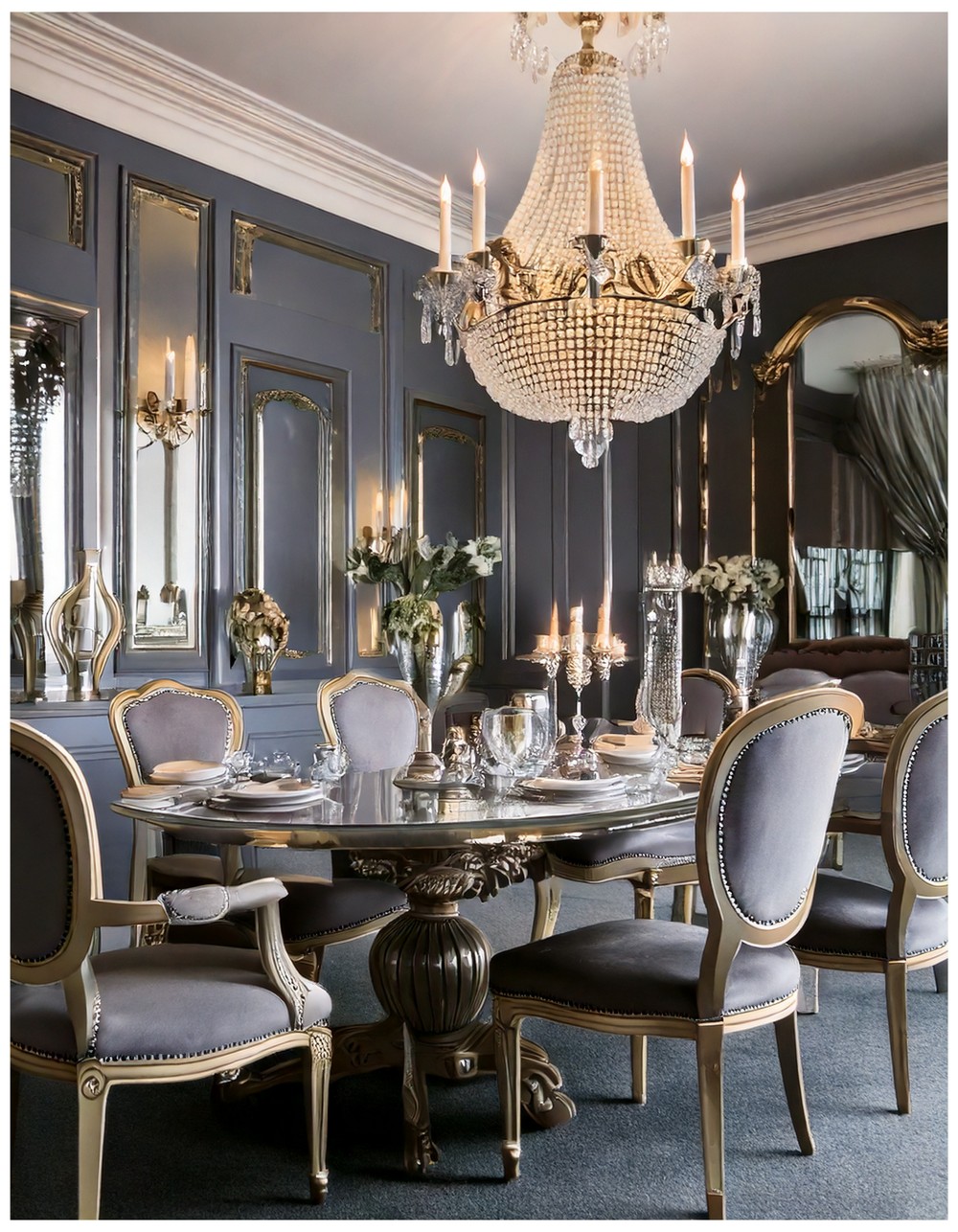 Royal-Classic Gray Dining Room