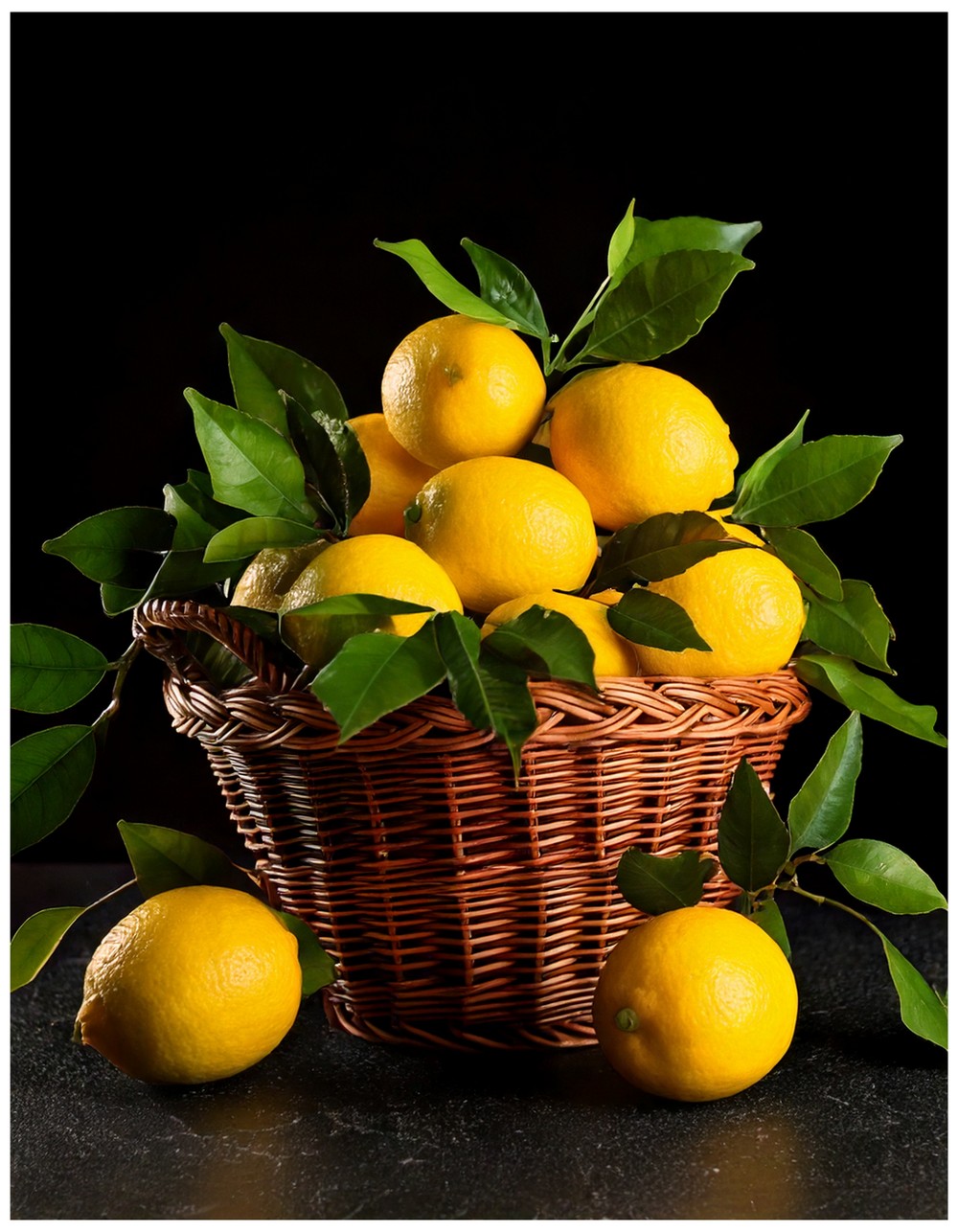 Simple Lemon Basket