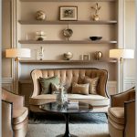 Symmetrical Sitting Room Transitional Poise