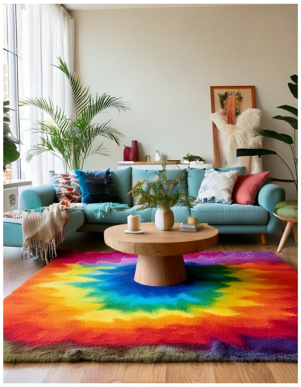 Tie-Dye Rug