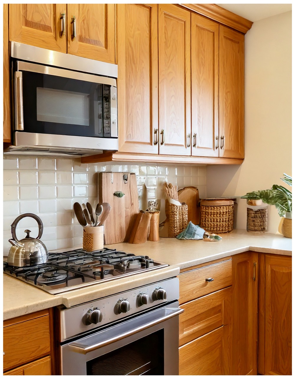 Warm Shaker Cabinets