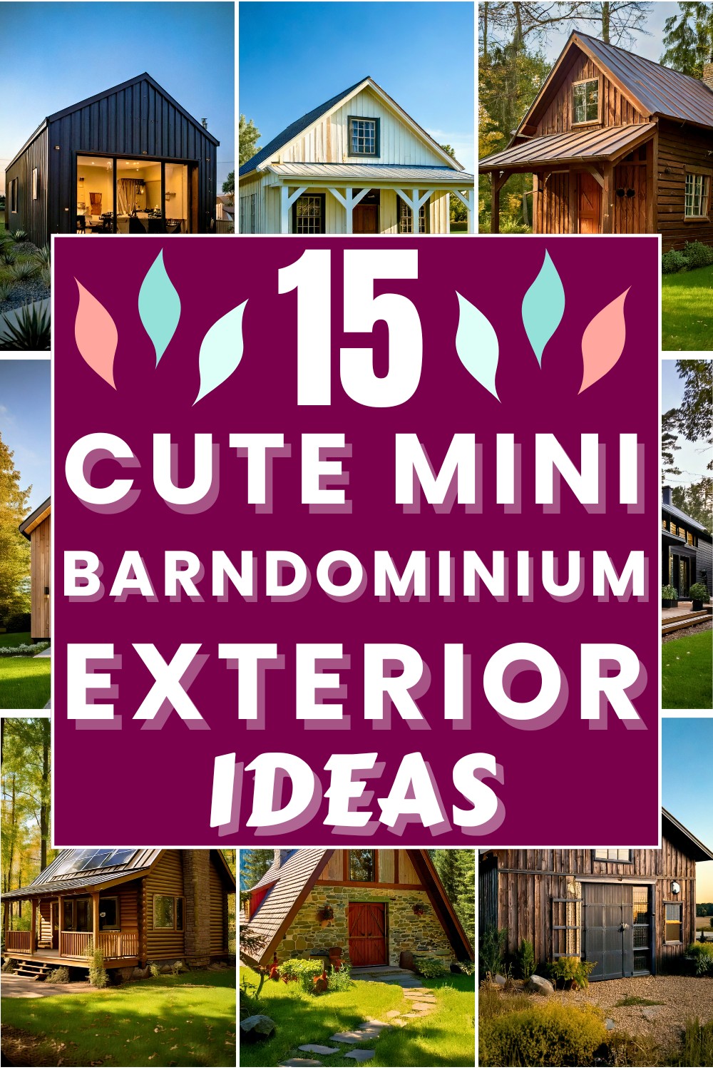 15 Cute Mini Barndominium Exterior Ideas