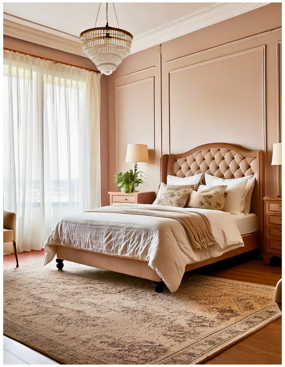 Add Sheer White Curtains