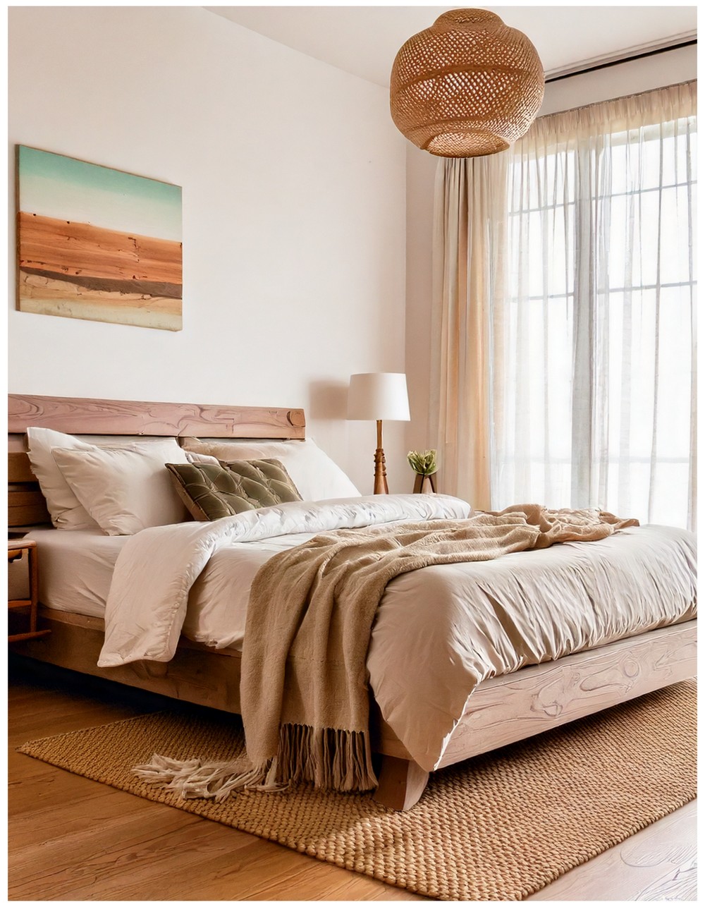 Add Whitewashed or Driftwood Furniture