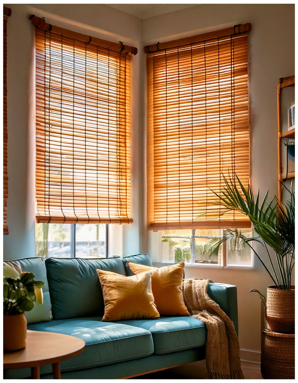 Bamboo blinds