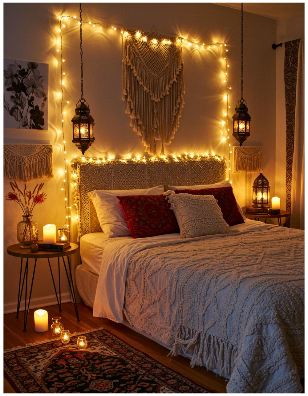 Boho Lighting: String Lights & Lanterns