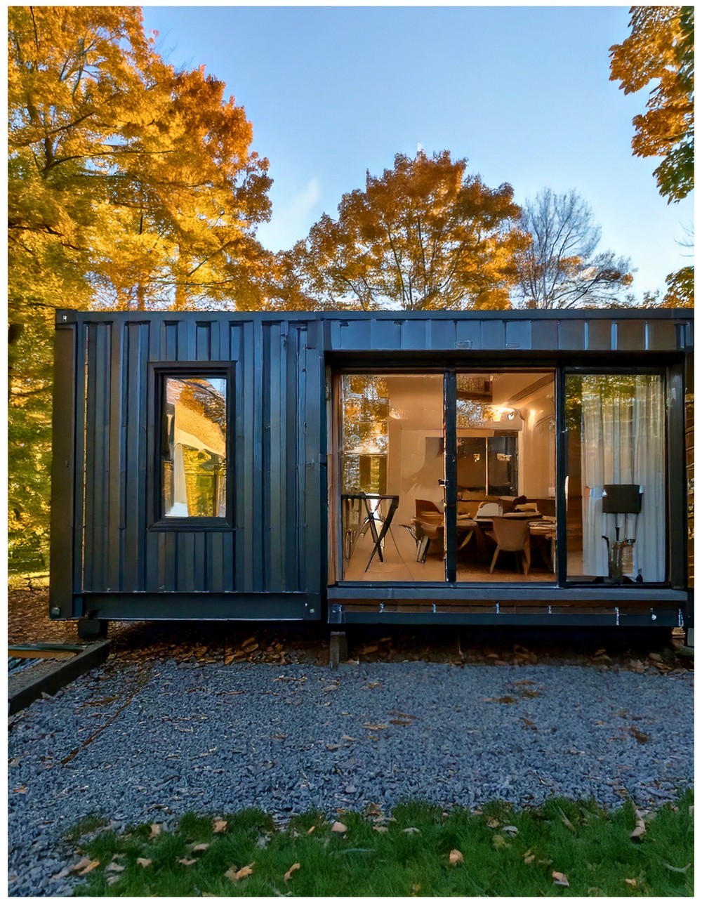 Container House with Green Roof