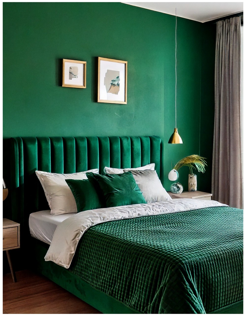 Dark Green Paneling for Texture
