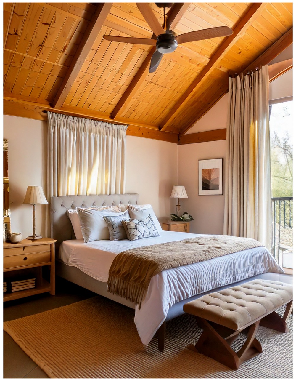 Ditch Heavy Curtains for Sheer Panels