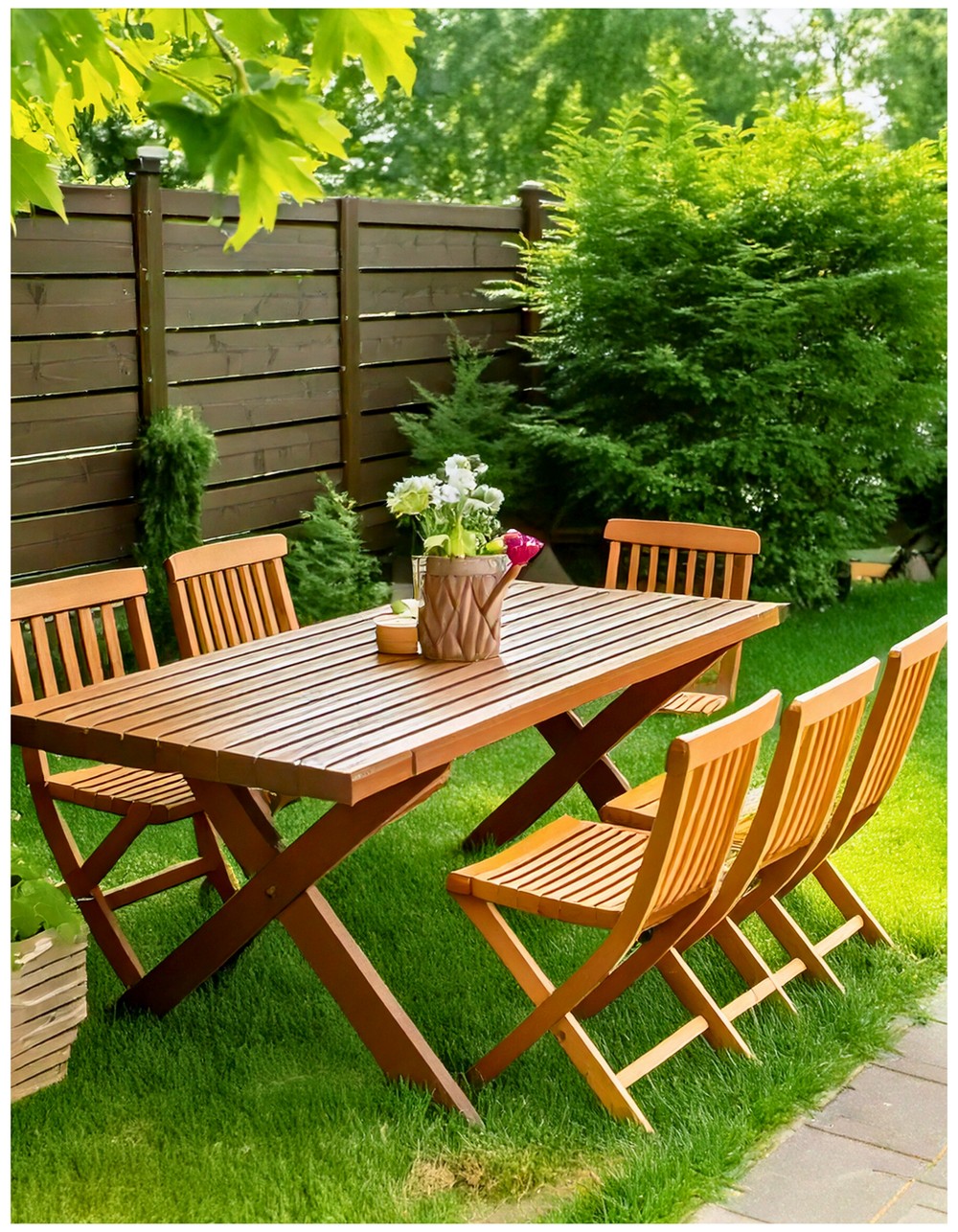 Foldable Bistro Sets = Space-Saver Win