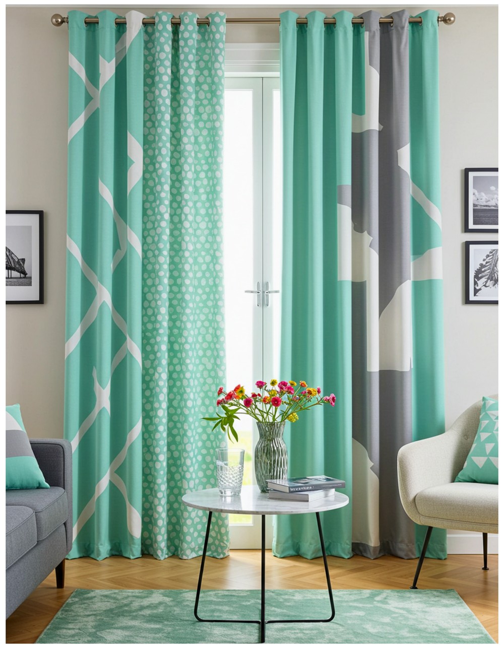 Mint Geometric Modern