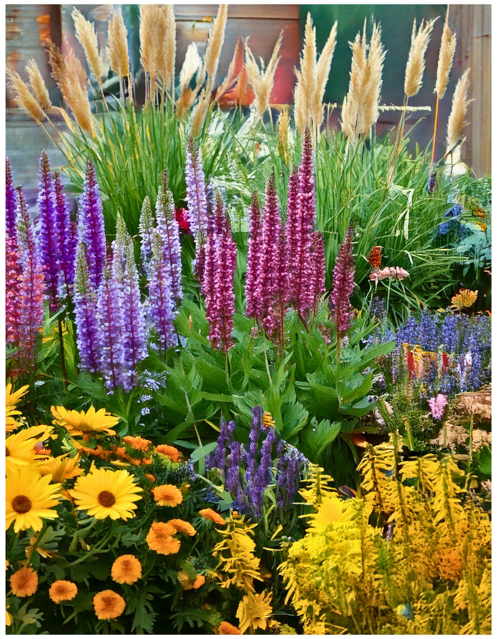 Mix Perennials with Ornamental Grasses