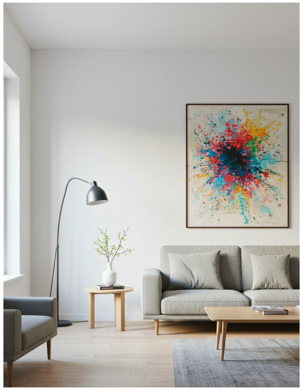 Modern Minimalist Interior Design with a Touch of Art