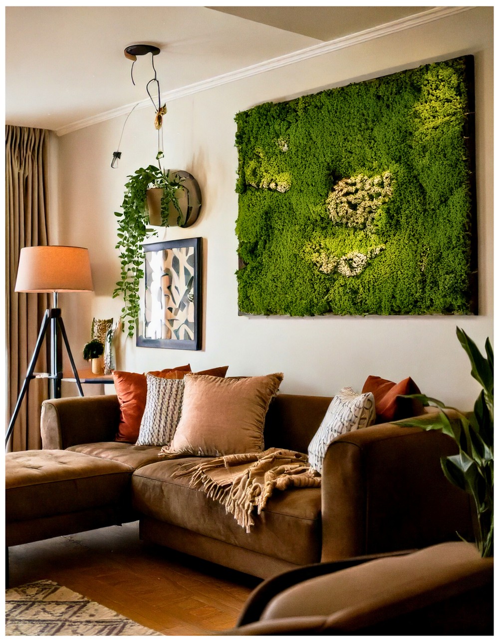 Moss Wall Living Room Where Stuff Gets Done