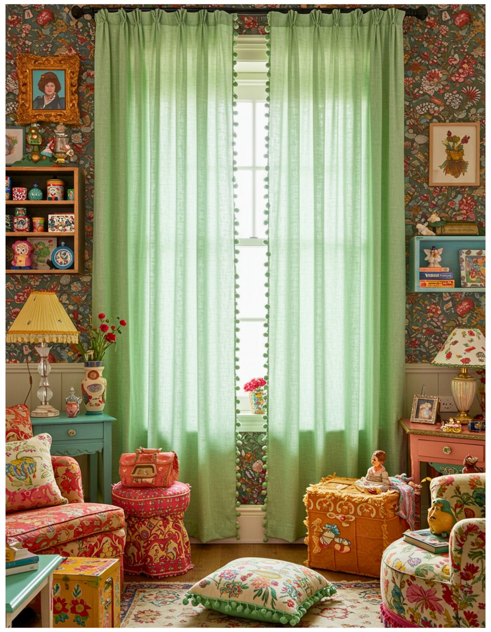 Pistachio Pom-Pom Trim