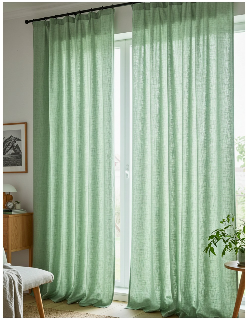 Sage Linen Casual Cool