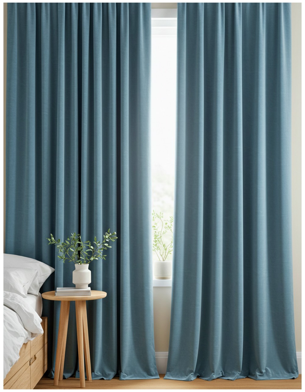 Soft Powder Blue Blackout