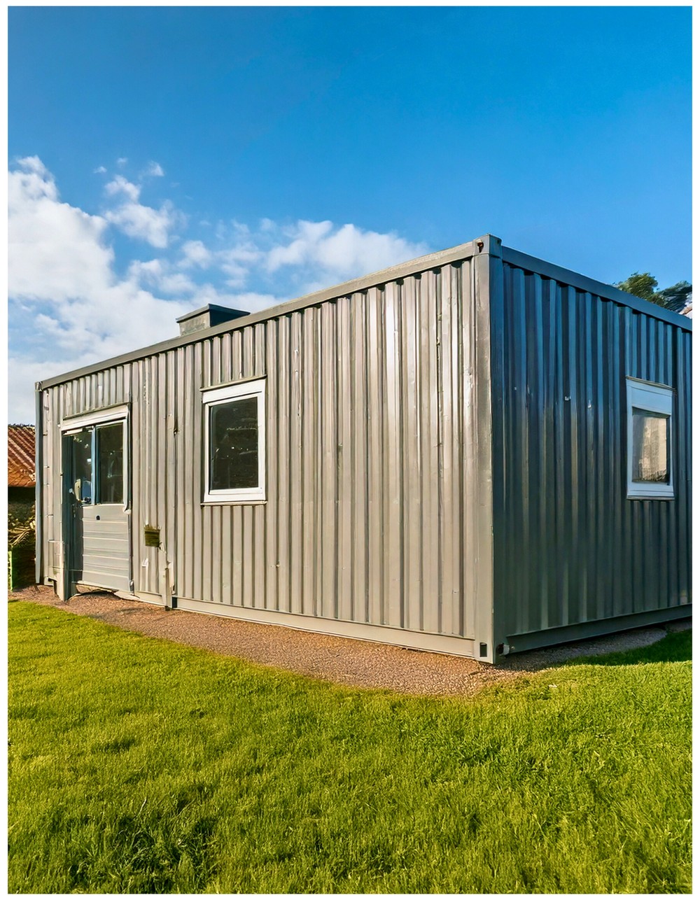 Stacked Container House (Vertical Design)