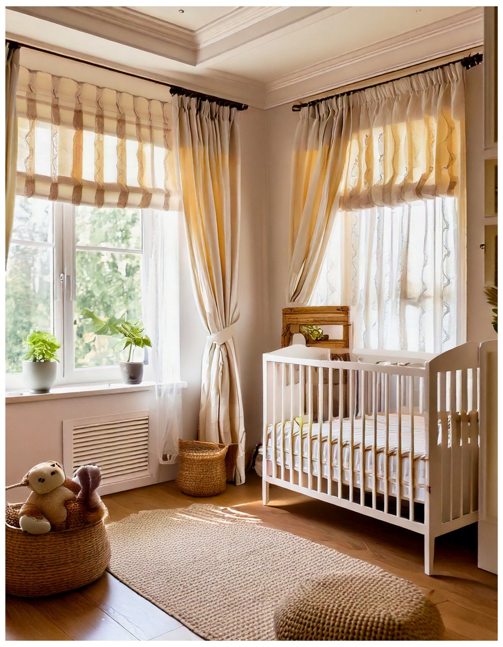 Striped Window Treatments
