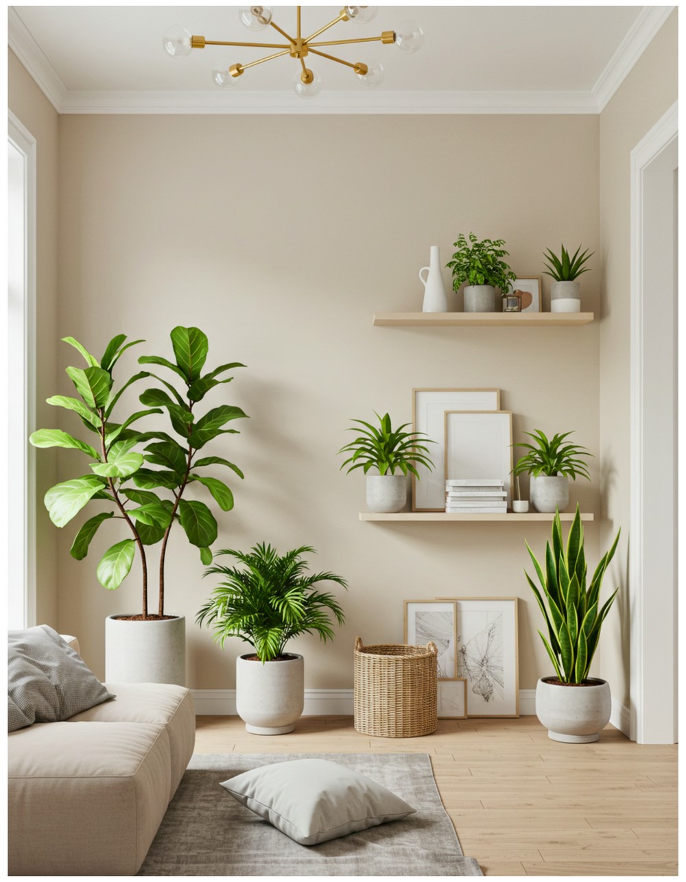 The “Just Enough” Greenery