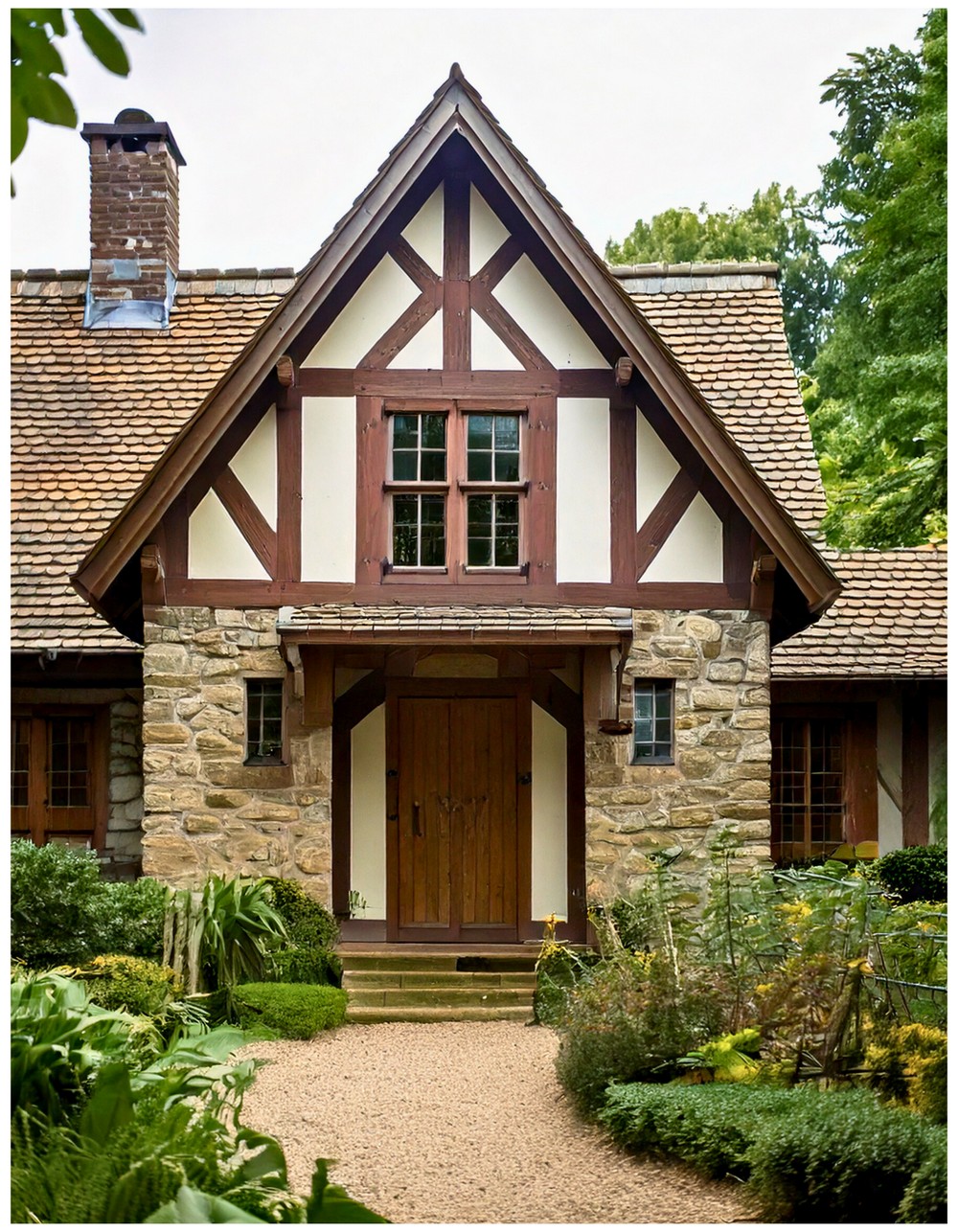 Tudor-Inspired Mini Barn