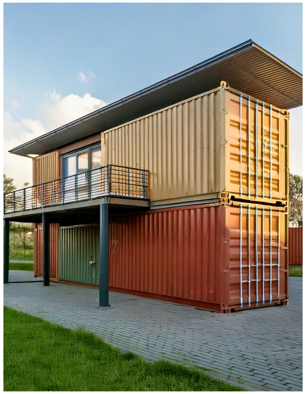 Two-Container Side-by-Side Layout