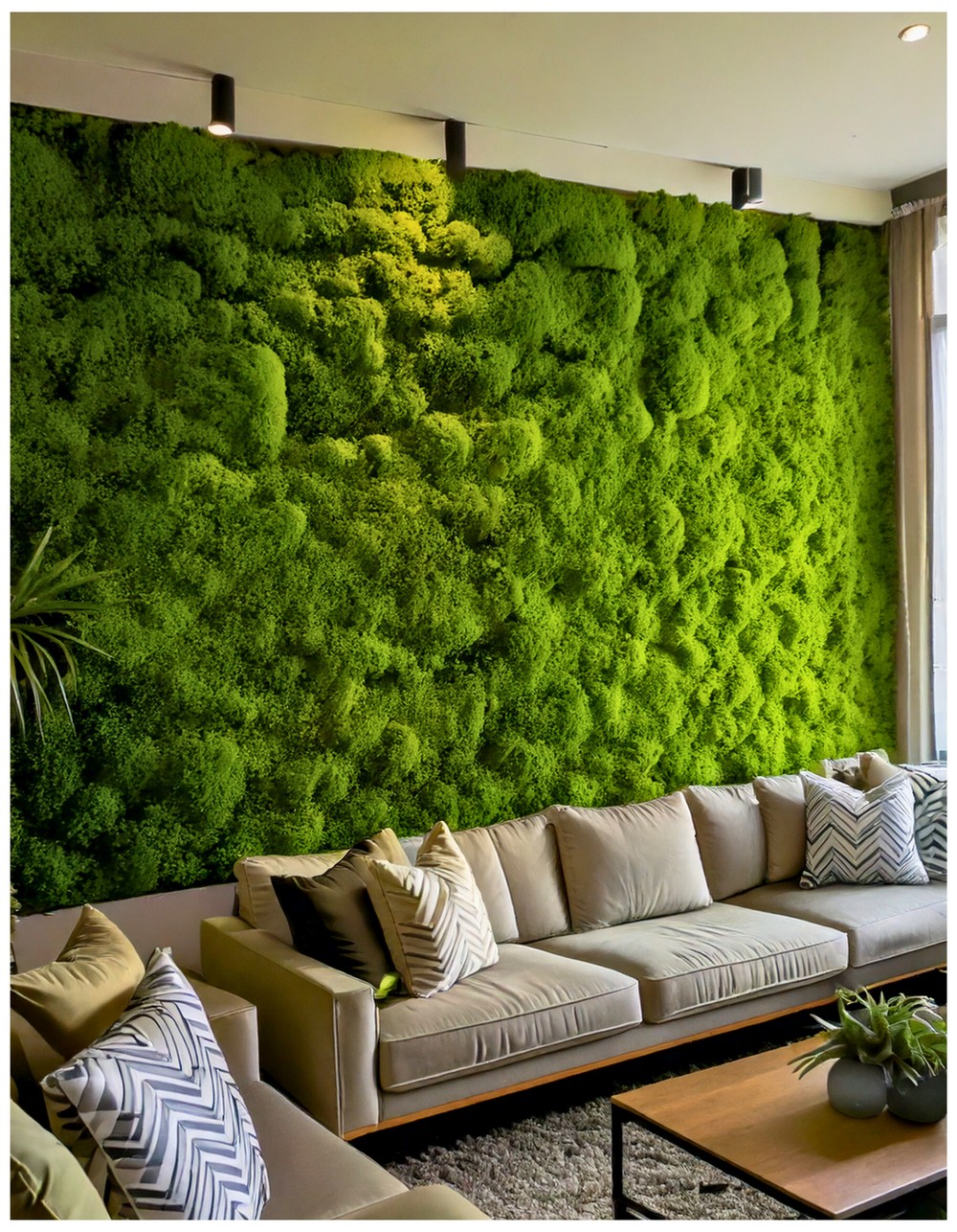 Unleashing creativity with moss walls
