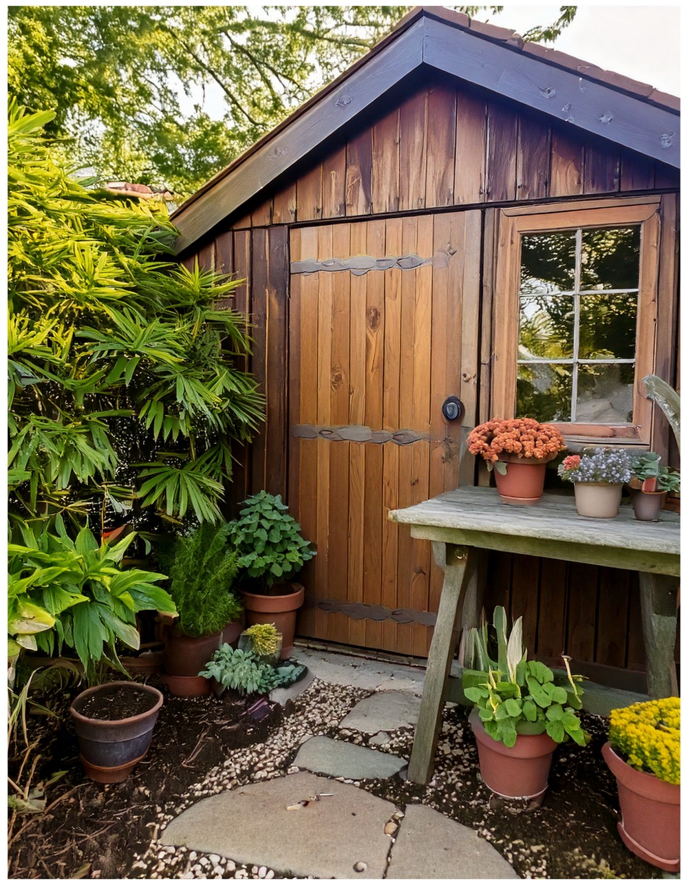 Use Rustic Garden Doors