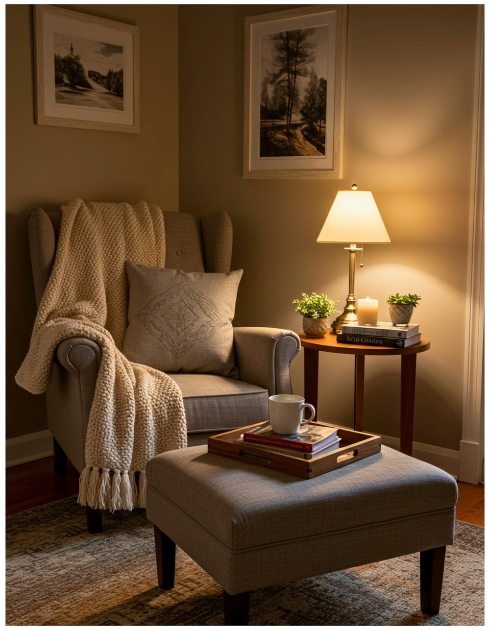 A Seasonal Reading Nook
