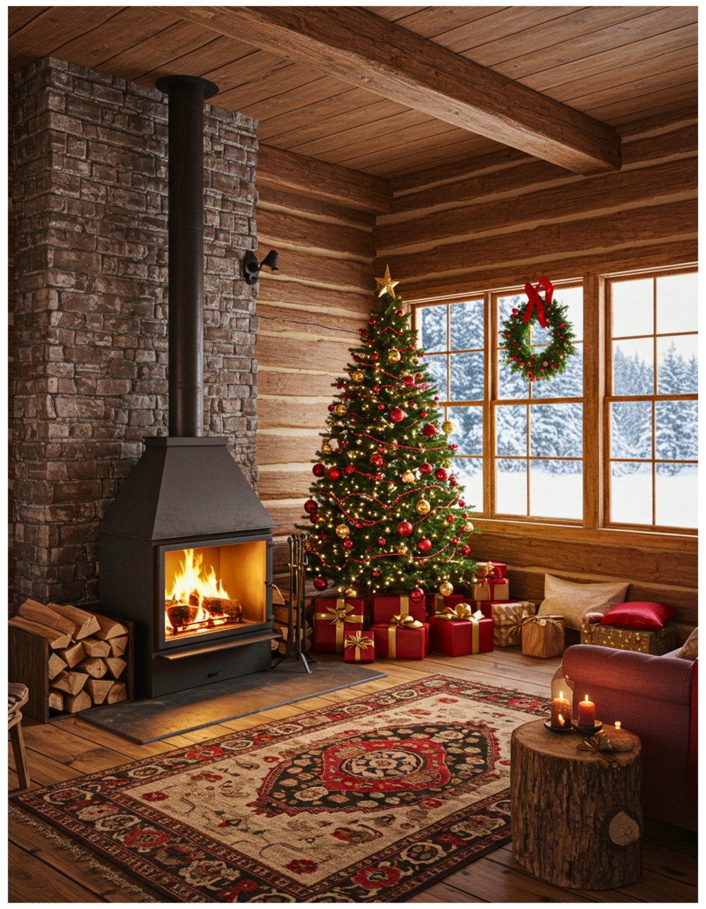 Cozy Cabin Vibes A Winter Wonderland Retreat