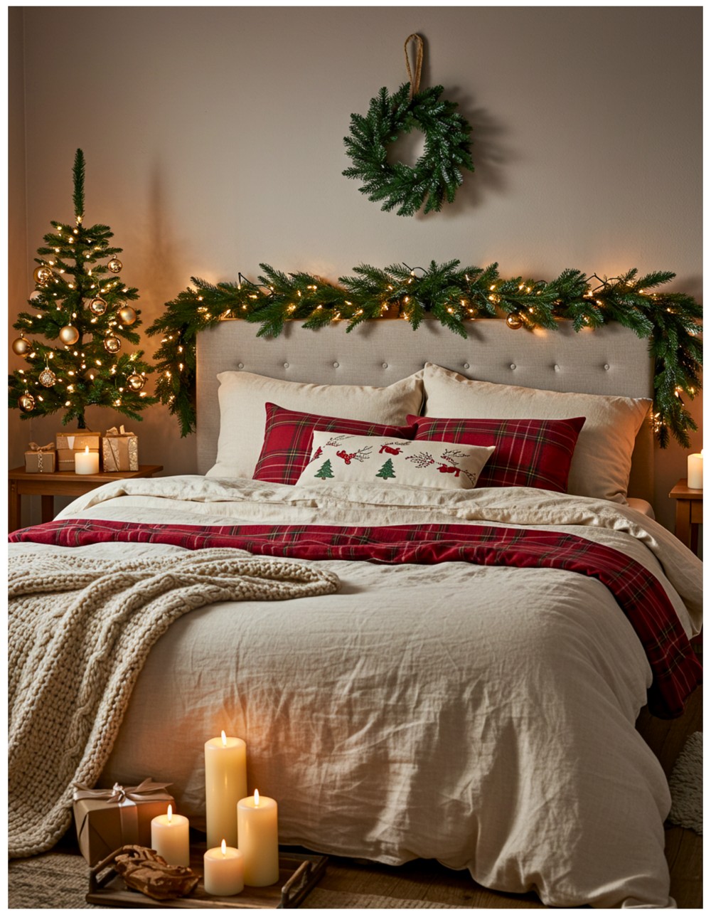 Cozy Festive Vibes for Your Bedroom