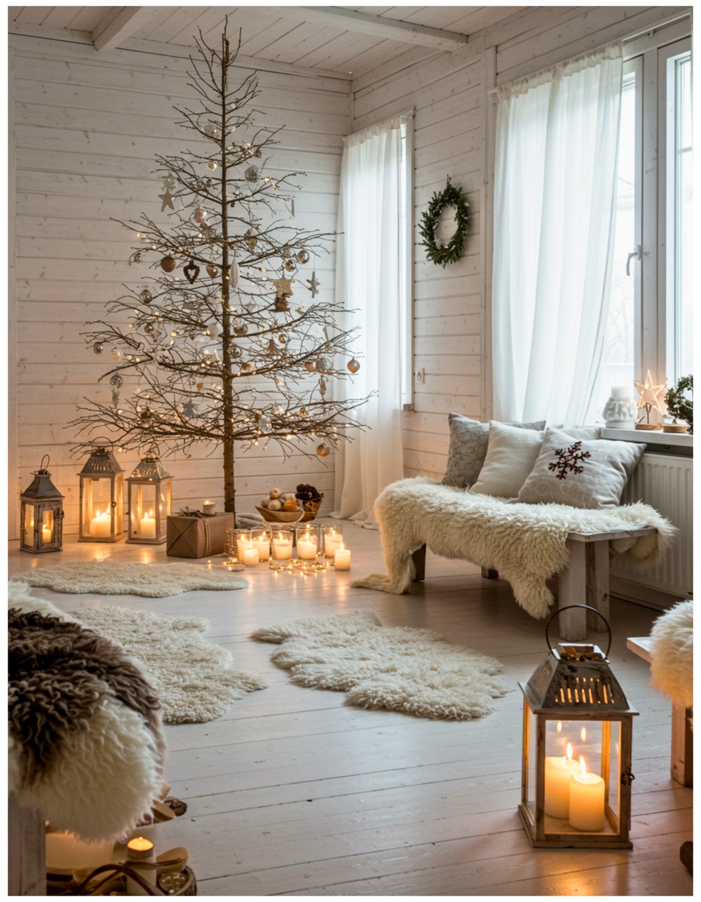 Cozy Festivities in Your Swedish Living Room