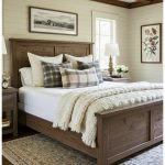 Cozy Rustic Bedroom with a Luxurious White Blanket