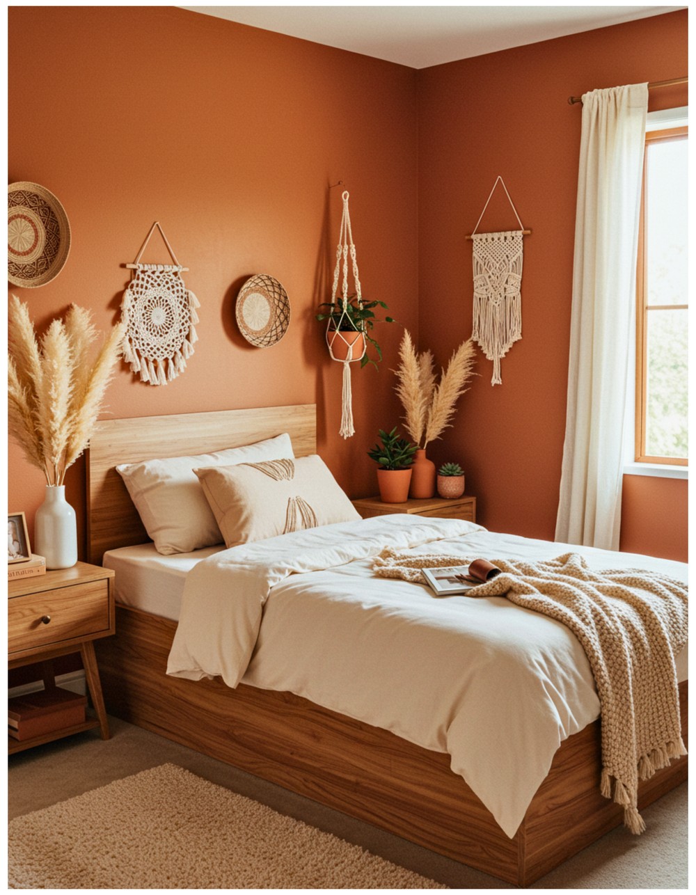 Earthy Terracotta and Cream